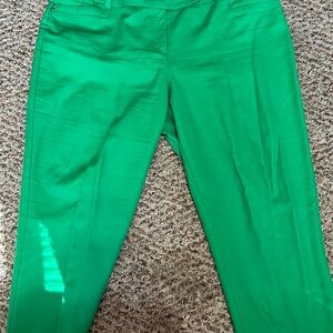 Style & Co 18 Women's Bright Green Stretch Pants